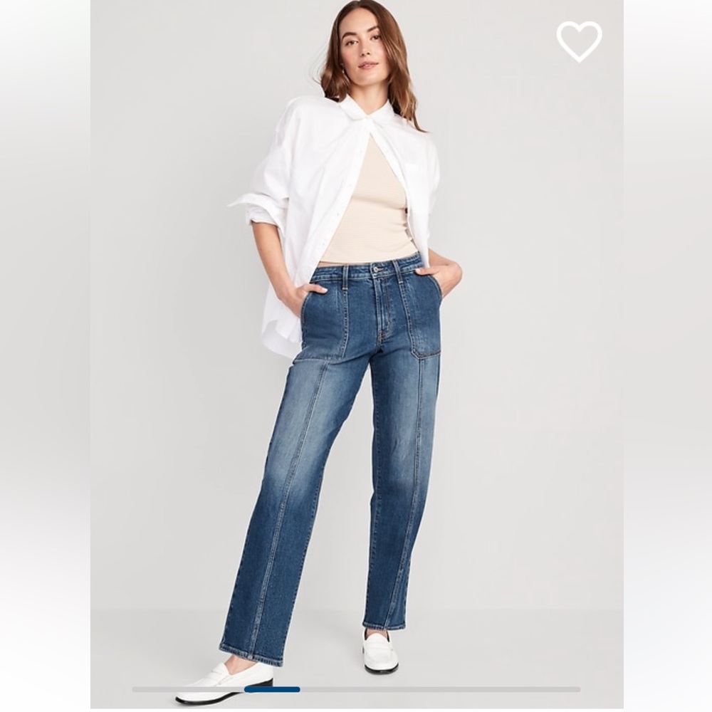 OG Loose “Mom” High Rise Jeans in Size 14 - Picture 5 of 13